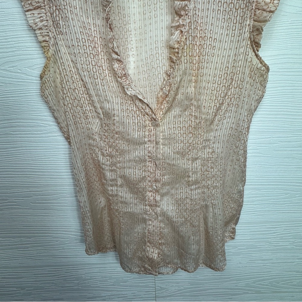 Ulla Johnson light pink silk blouse flawed - Picture 4 of 11